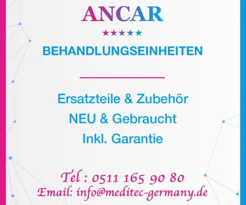 Ersatzteile ANCAR Behandlungseinheiten