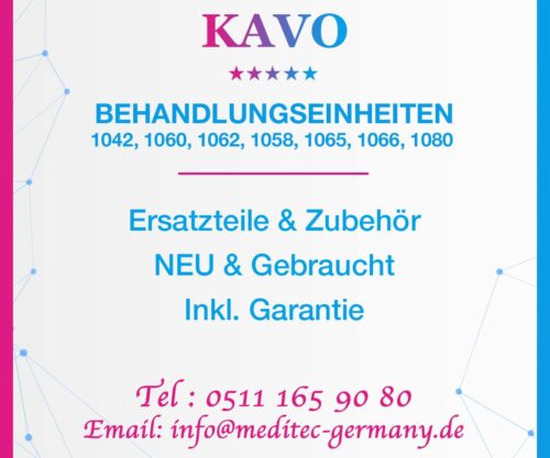 Ersatzteile KaVo Behandlungseinheiten