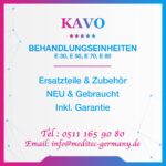 Ersatzteile KaVo ESTETICA E 30 / E 50 / E 70 / E 80 Behandlungseinheiten