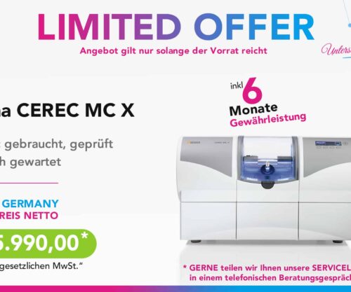 Sirona CEREC MC X Schleifeinheit "LIMITED OFFER"